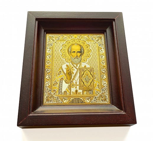 Икона Николая Чудотворца. Златоуст